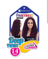 Freetress Deep twist Chrochet hair